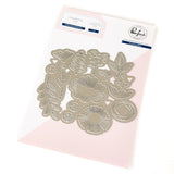 Pinkfresh Studio Embroidered Blooms Stencil/Die Bundle