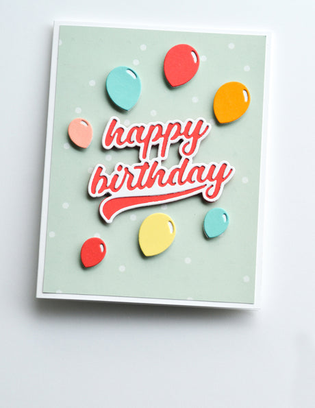 Poppy Stamps 2681 Balloon Bunch