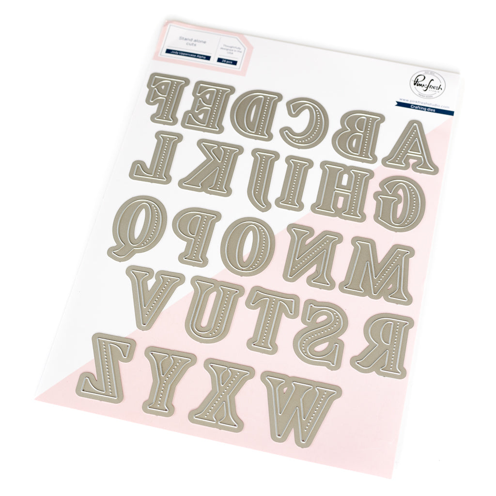 Pinkfresh Studio Jody Uppercase Alpha die