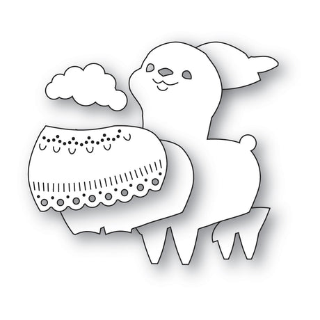 Poppy Stamps 2692 Nordic Joyful Lamb craft die