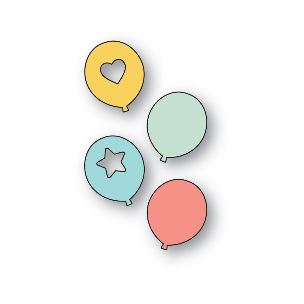 Poppy Stamps 2695 – Festive Balloons Craft Die