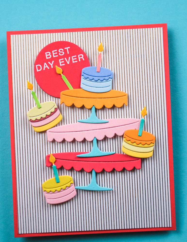 Poppy Stamps 2696 – Layer Cakes Craft Die