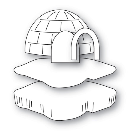 Poppy Stamps 2698 – Floating Igloo & Iceberg Craft Die