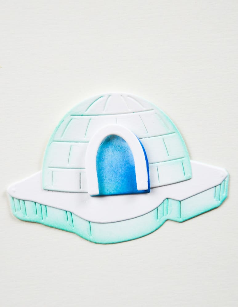 Poppy Stamps 2698 – Floating Igloo & Iceberg Craft Die