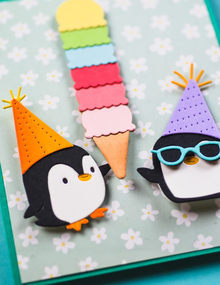 Poppy Stamps 2701 – Birthday Penguin Craft Die