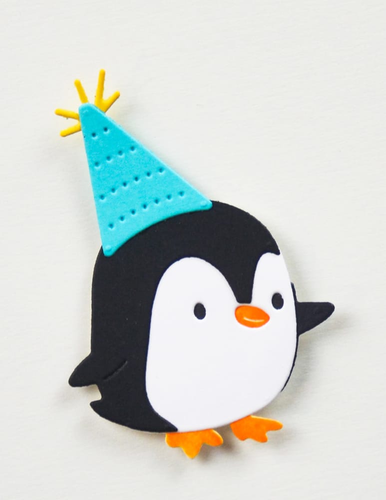 Poppy Stamps 2701 – Birthday Penguin Craft Die