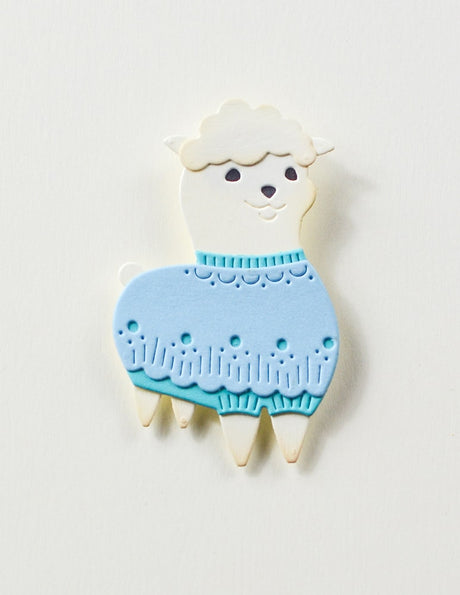 Poppy Stamps 2703 Nordic Cheerful Lamb craft die