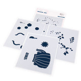 Pinkfresh Studio Steeped in Kindness stamp/die/ stencil/ press plate Bundle