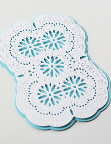 Poppy Stamps 2727 Nordic Floral Burst Background craft die