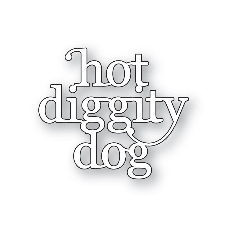 Poppy Stamps 2736 Hot Diggity Dog craft die