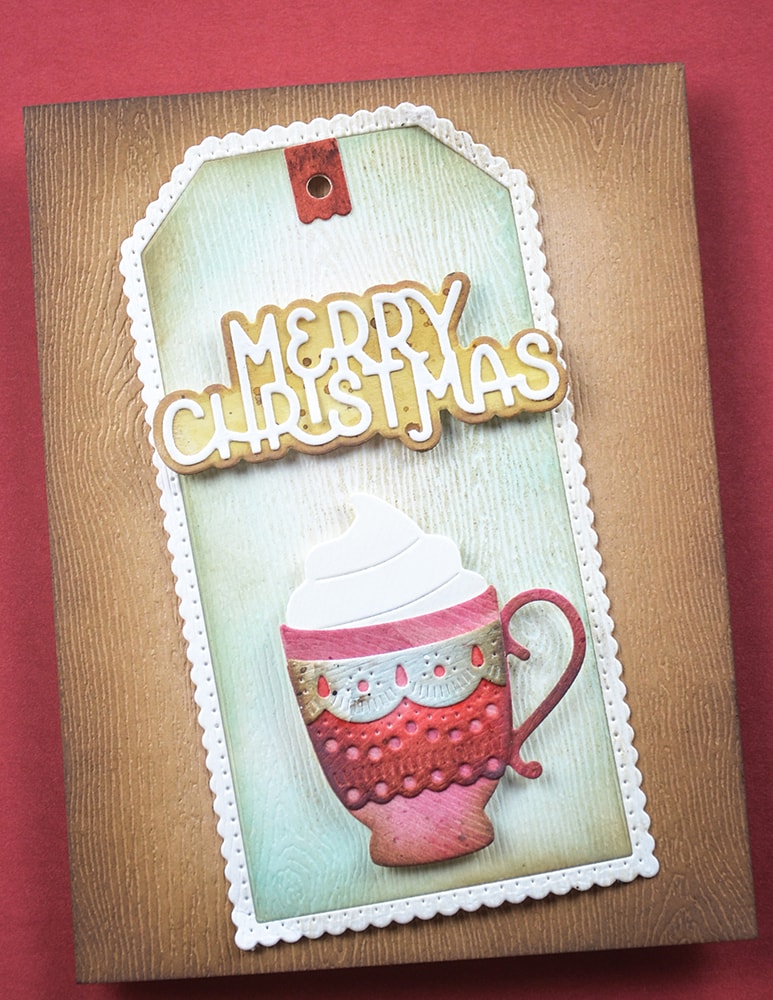 Poppy Stamps 2740 Scalloped Pinpoint Tags craft die