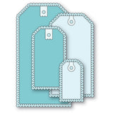 Poppy Stamps 2740 Scalloped Pinpoint Tags craft die