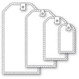 Poppy Stamps 2740 Scalloped Pinpoint Tags craft die