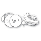 Poppy Stamps 2742 Nordic Chilly Snowman craft die