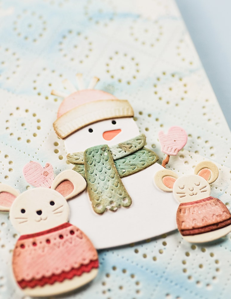 Poppy Stamps 2743 Nordic Merry Mouse craft die