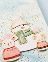 Poppy Stamps 2743 Nordic Merry Mouse craft die