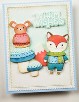 Poppy Stamps 2743 Nordic Merry Mouse craft die