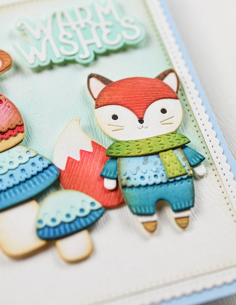 Poppy Stamps 2743 Nordic Merry Mouse craft die