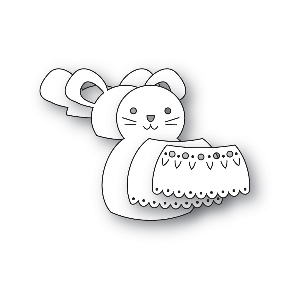 Poppy Stamps 2743 Nordic Merry Mouse craft die