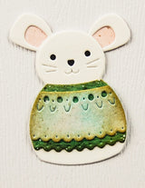 Poppy Stamps 2743 Nordic Merry Mouse craft die