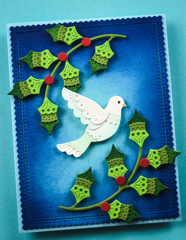 Poppy Stamps 2747 Nordic Serene Dove craft die