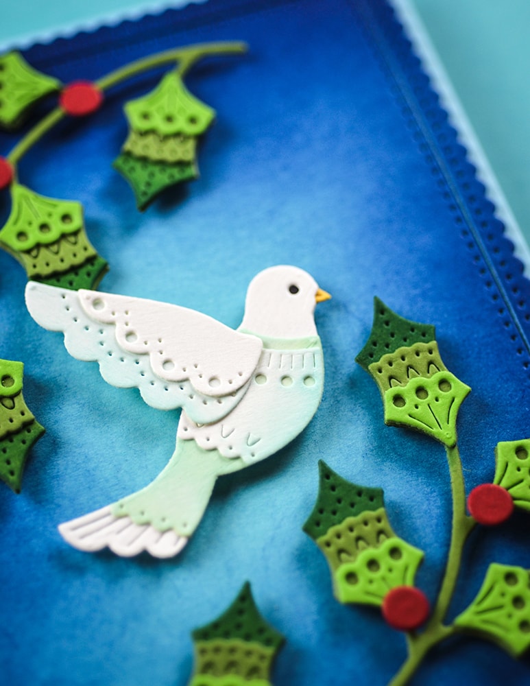 Poppy Stamps 2747 Nordic Serene Dove craft die