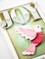 Poppy Stamps 2747 Nordic Serene Dove craft die