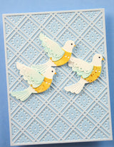 Poppy Stamps 2747 Nordic Serene Dove craft die