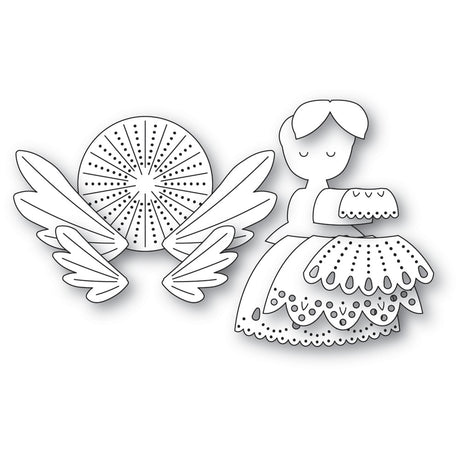 Poppy Stamps 2748 Nordic Sweet Angel craft die