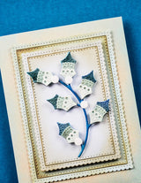 Poppy Stamps 2749 Nordic Holly Sprig craft die