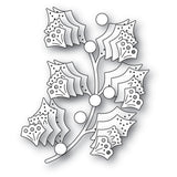 Poppy Stamps 2749 Nordic Holly Sprig craft die