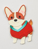 Poppy Stamps 2756 Happy Corgi craft die