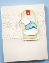 Poppy Stamps 2758 Nordic Sitting Bear craft die