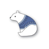 Poppy Stamps 2758 Nordic Sitting Bear craft die