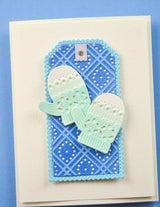 Poppy Stamps 2760 Nordic Cozy Mitten craft die