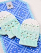 Poppy Stamps 2760 Nordic Cozy Mitten craft die