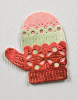 Poppy Stamps 2760 Nordic Cozy Mitten craft die