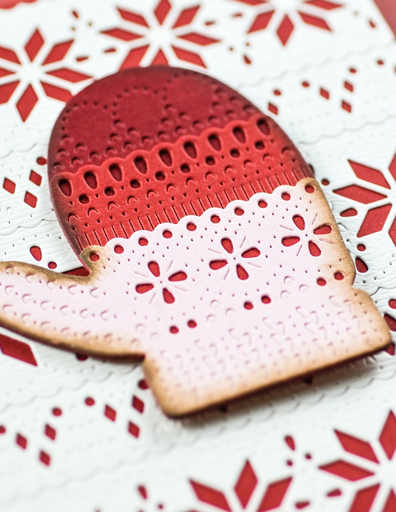 Poppy Stamps 2761 Nordic Large Mitten craft die