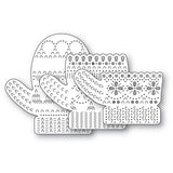 Poppy Stamps 2761 Nordic Large Mitten craft die