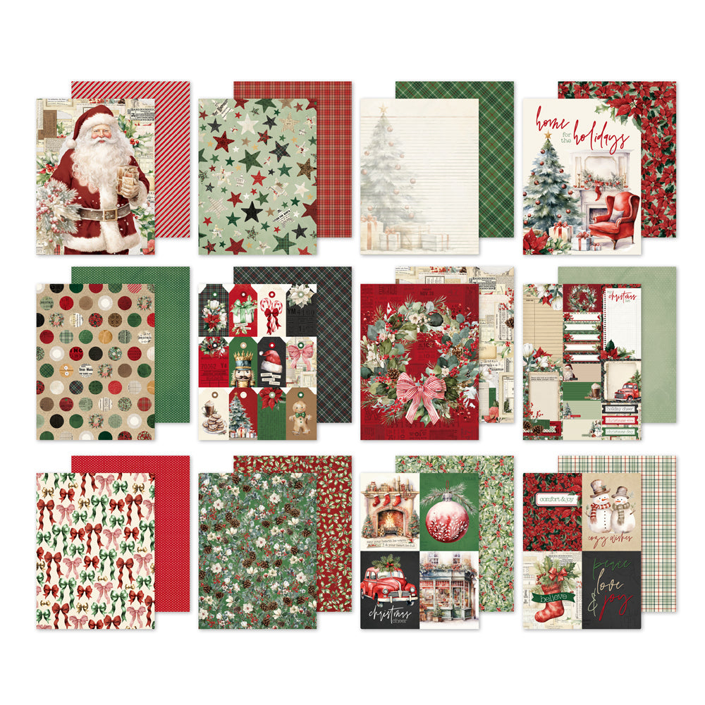 Simple Stories Simple Vintage Old-Fashioned Christmas 6 x 8" Paper Pad
