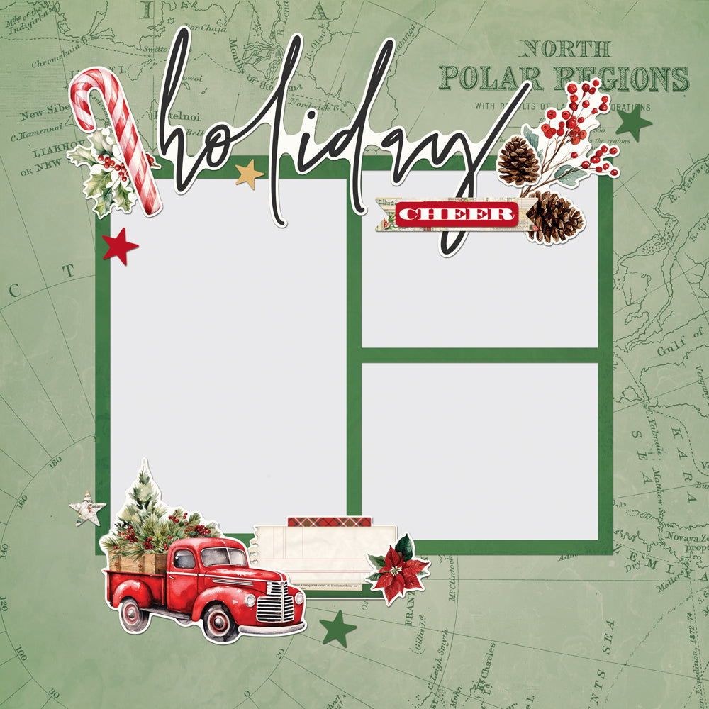 Simple Stories Simple Vintage Old-Fashioned Christmas Simple Pages Page Pieces 27633