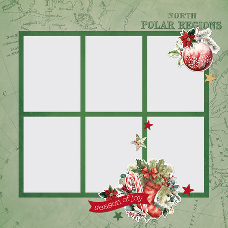 Simple Stories Simple Vintage Old-Fashioned Christmas Simple Pages Page Pieces 27633
