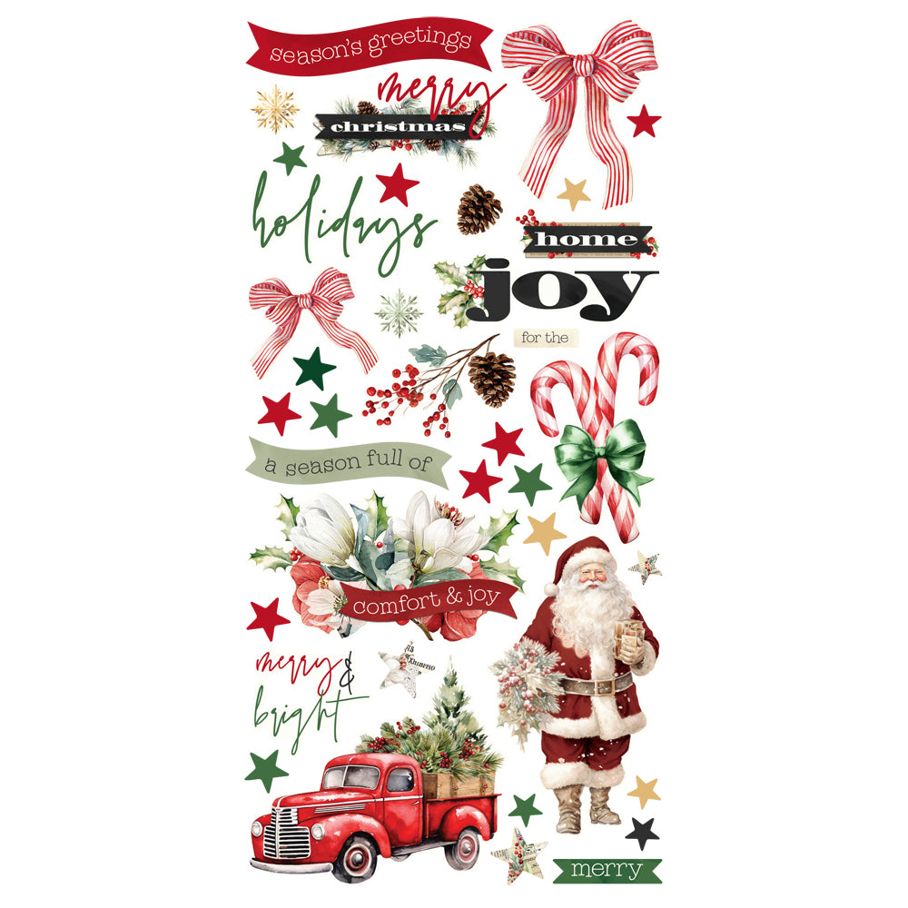 Simple Stories Simple Vintage Old-Fashioned Christmas Simple Cards Card Kit 27635