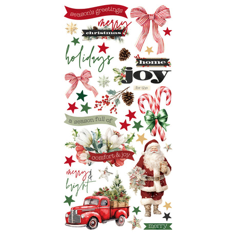 Simple Stories Simple Vintage Old-Fashioned Christmas Simple Cards Card Kit 27635