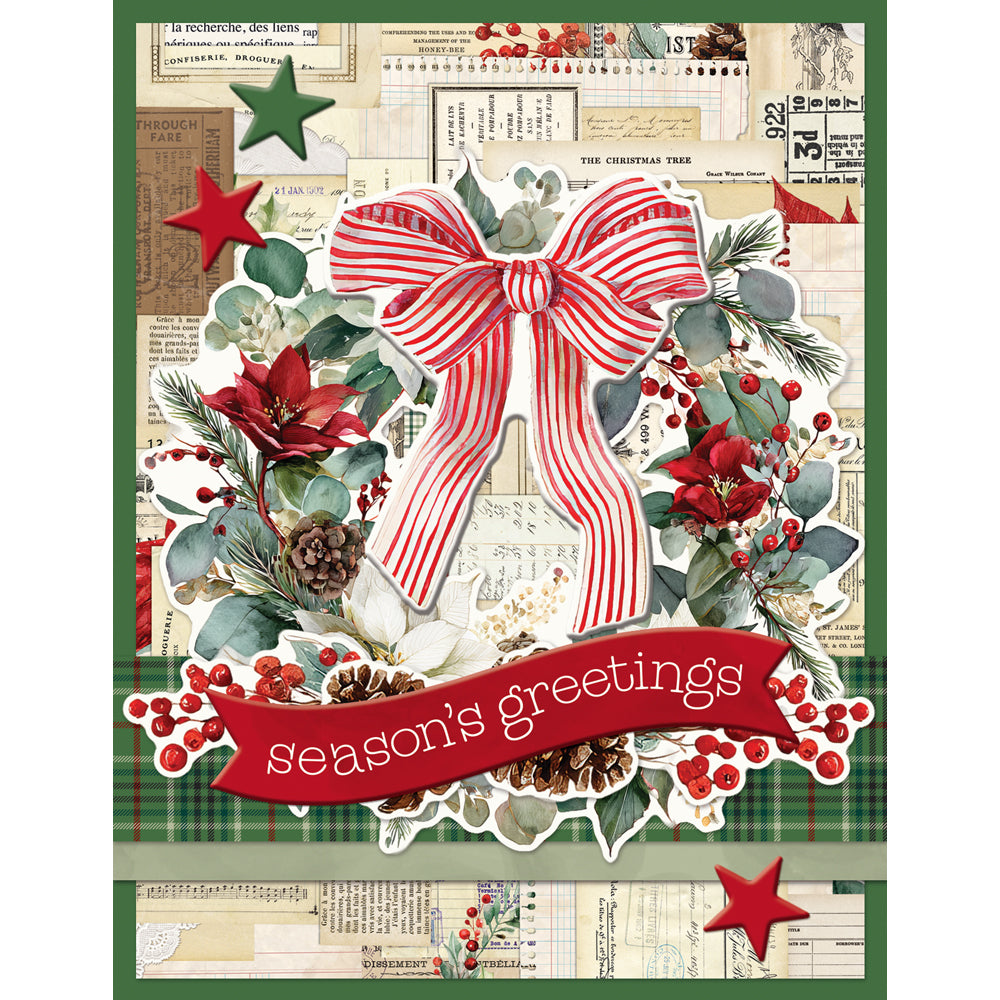 Simple Stories Simple Vintage Old-Fashioned Christmas Simple Cards Card Kit 27635