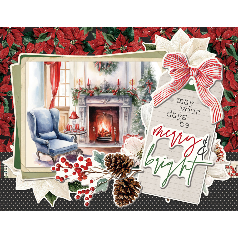 Simple Stories Simple Vintage Old-Fashioned Christmas Simple Cards Card Kit 27635
