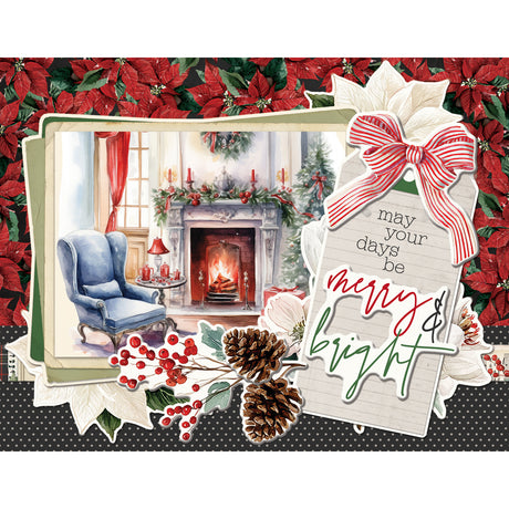 Simple Stories Simple Vintage Old-Fashioned Christmas Simple Cards Card Kit 27635