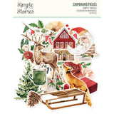 Simple Stories Simple Vintage Evergreen Memories Chipboard Pieces 27825