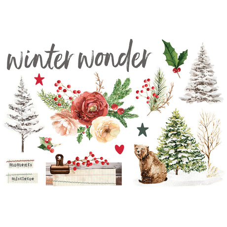 Simple Stories Simple Vintage Evergreen Memories Simple Pages Page Pieces 27833
