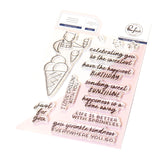 Pinkfresh Studio Ice Cream Truck stencil/Stamp/Die Bundle